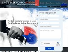 Tablet Screenshot of chotkd.com